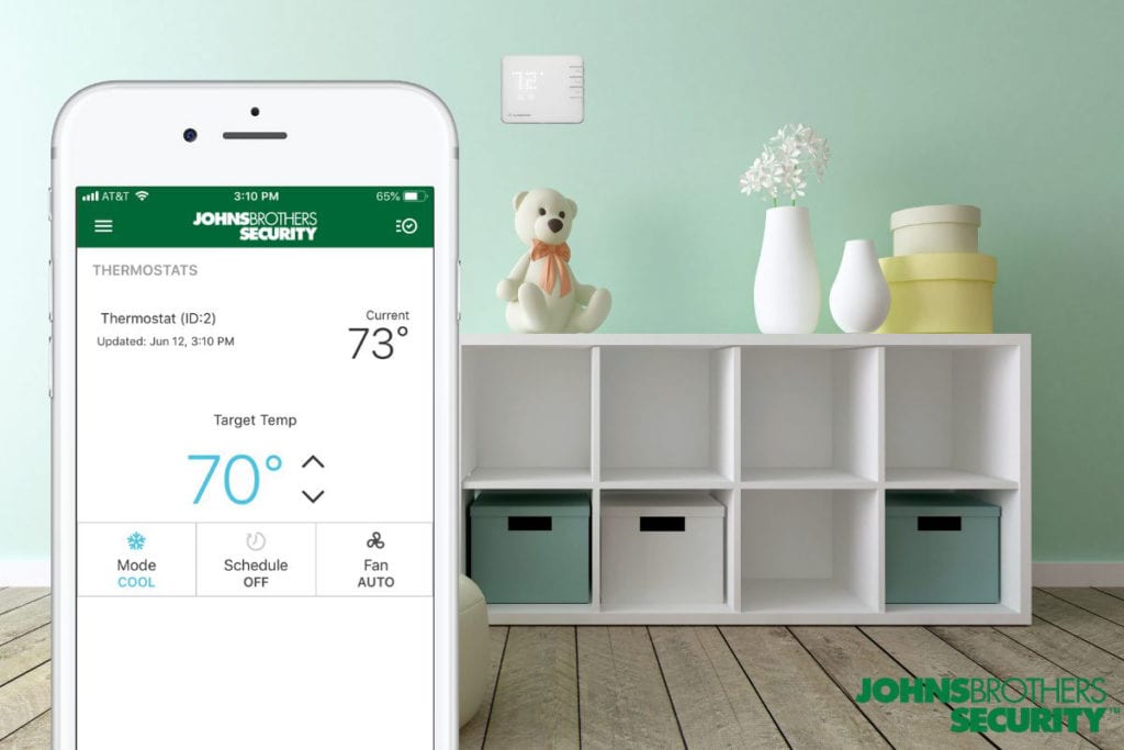 Smart baby monitoring ensures ideal nursery temperature for restful naps.