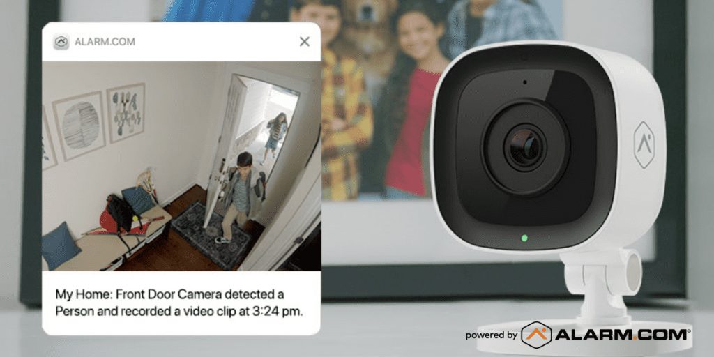 WIFI-enabled interior cameras for HD video home monitoring