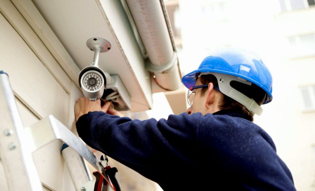 johns brothers security installing security cameras on a home