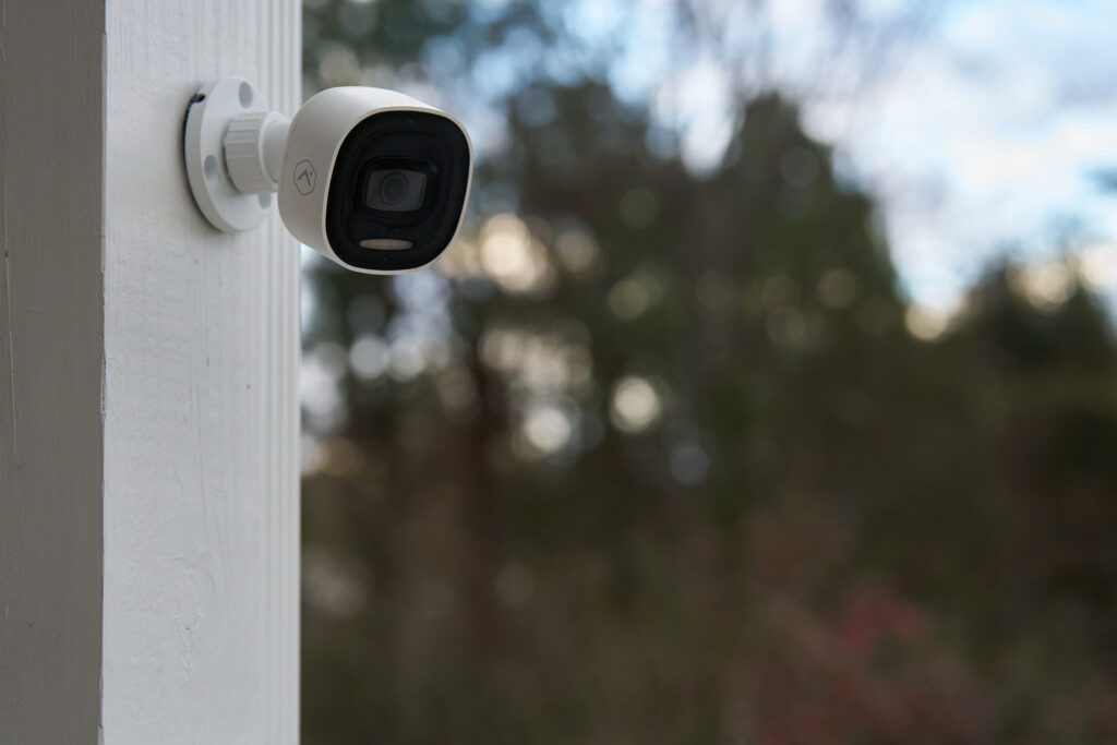 wireless security camera by alarm.com