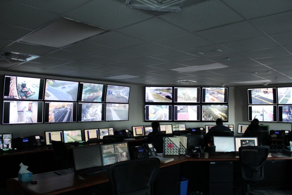 industrial security camera monitoring