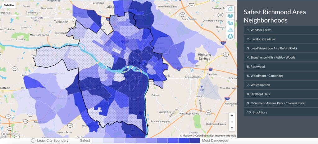 Richmond VA Crime Map